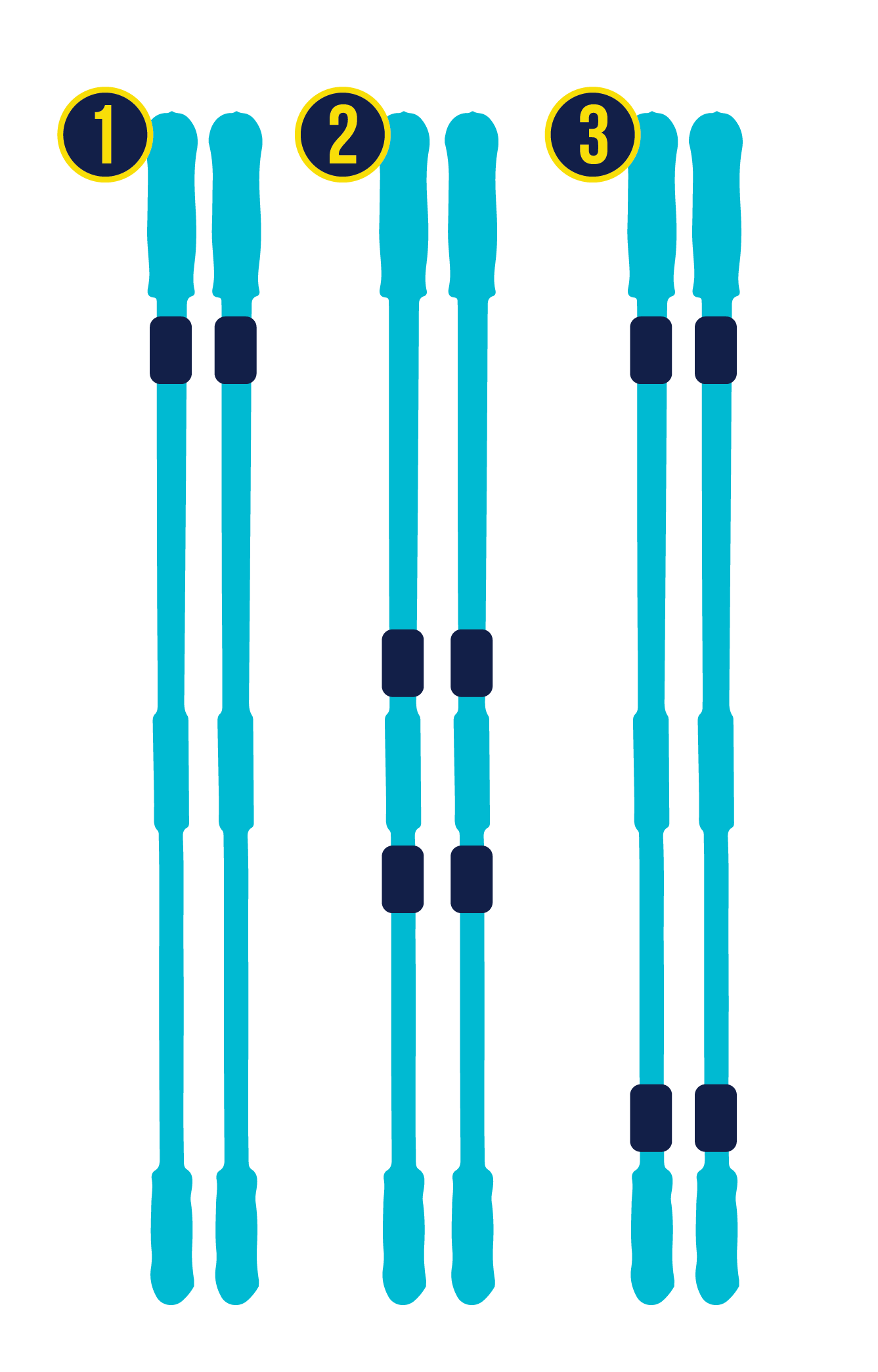 Jetti Poles + 4pk Weights 15% off (Retail price $97)