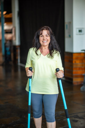Jetti Weighted Walking Poles (1.2 LBS per pole)