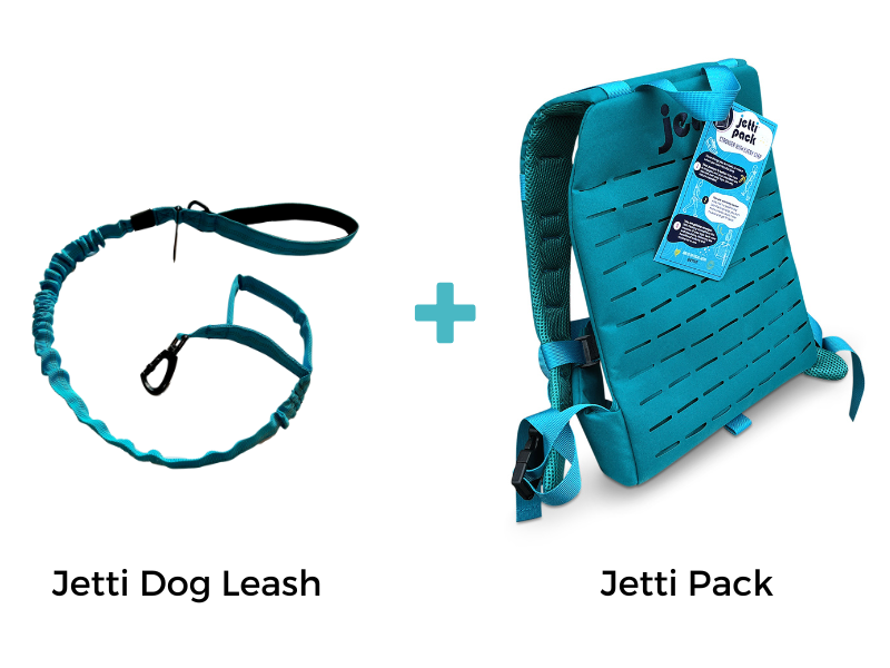 Jetti Pack & Dog Leash Combo