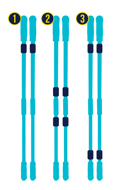 Jetti Poles + 4pk Weights 15% off (Retail price $97)