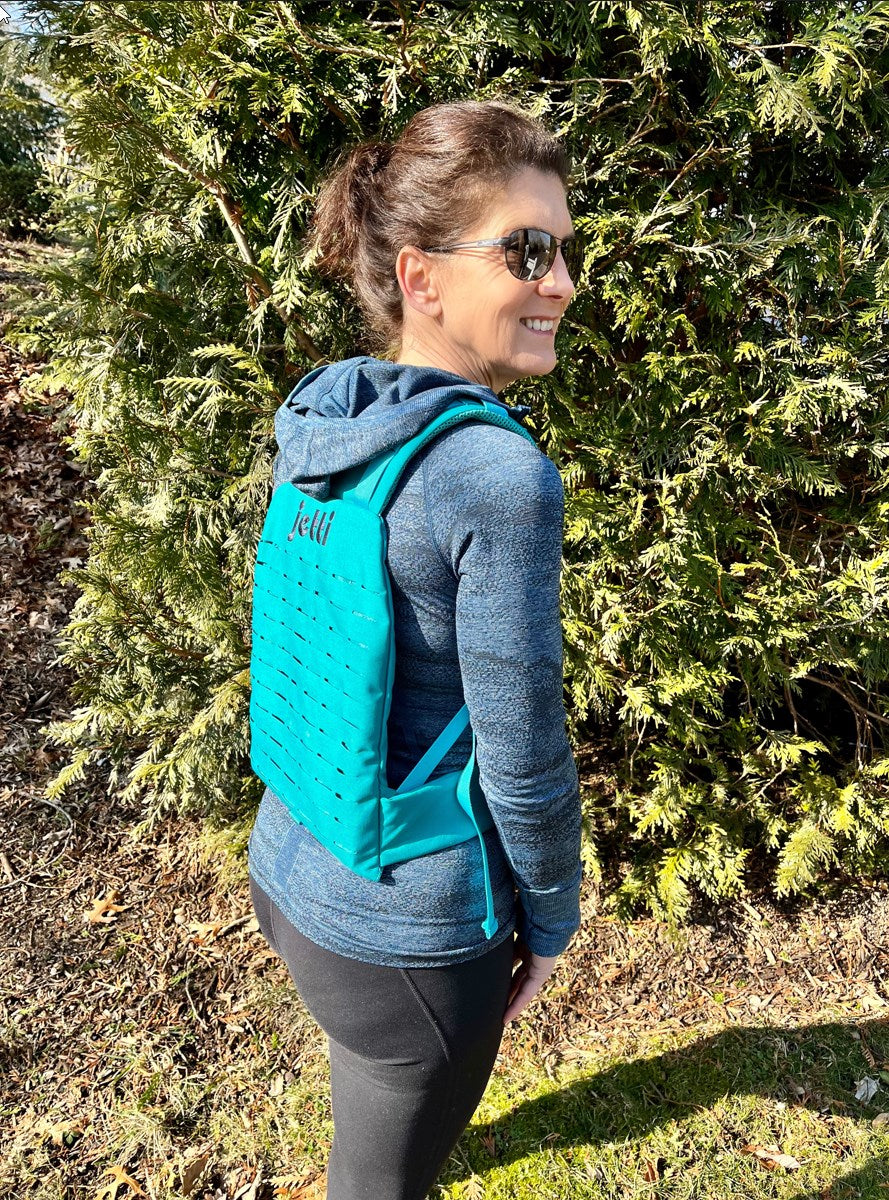 Woman wearing Jetti Pack for Rucking